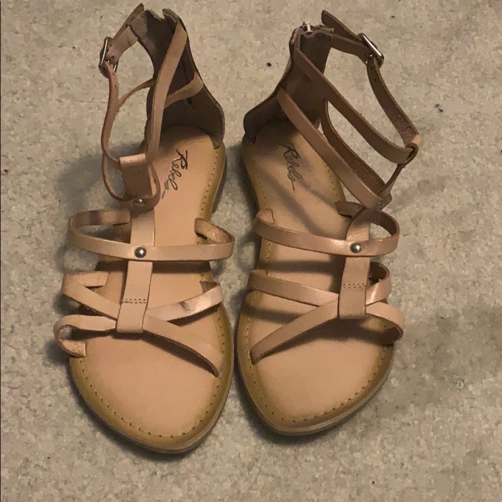 Tan Gladiator Sandals